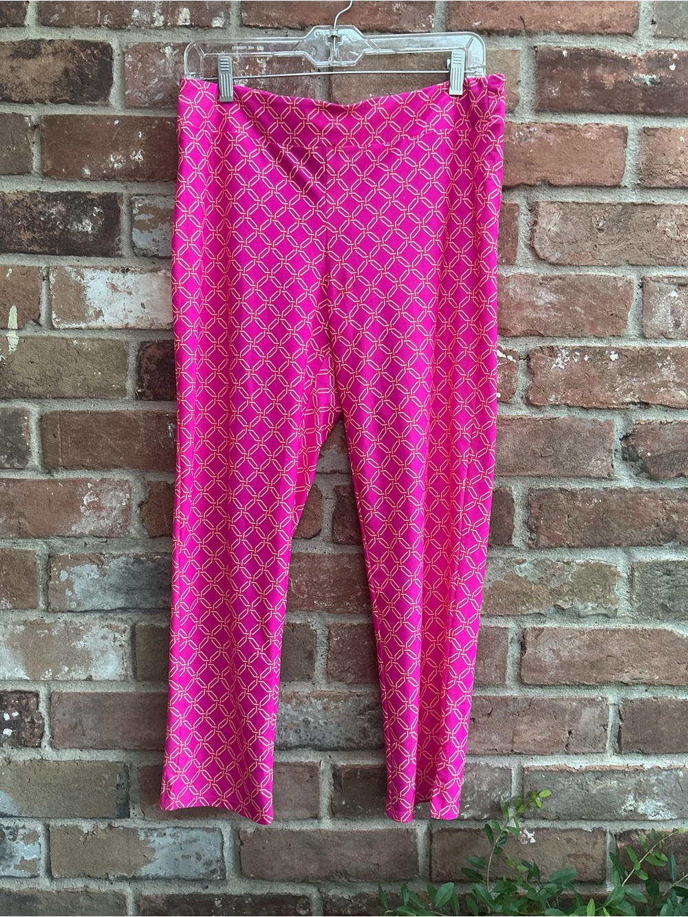 Jude Connally Pink Patterned Women’s leggings medium
